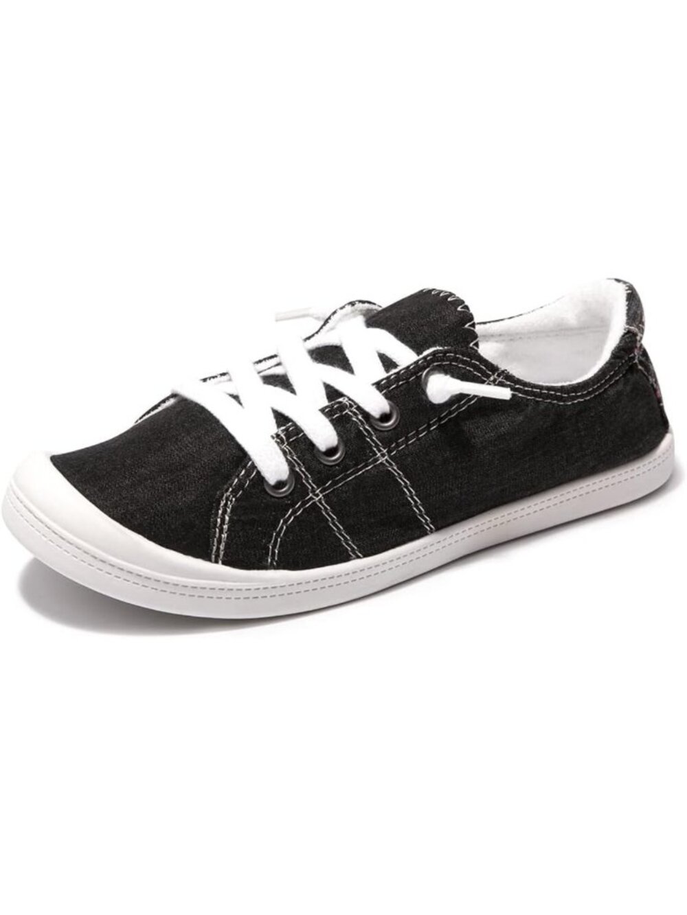 Stylish Women's Slip-On Canvas Sneakers | Comfortable Low Top Walking Shoes